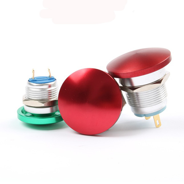 16mm Mushroom Head Push Button 